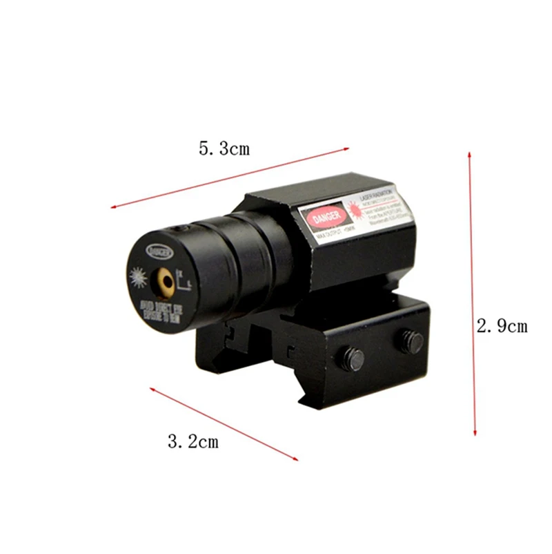 Охотничья винтовка Красная точка лазерный прицел Пикатинни Вивер крепление