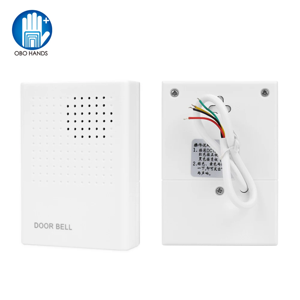 Проводной дверной звонок система контроля допуска к двери 4 линии DC12V звуковой с