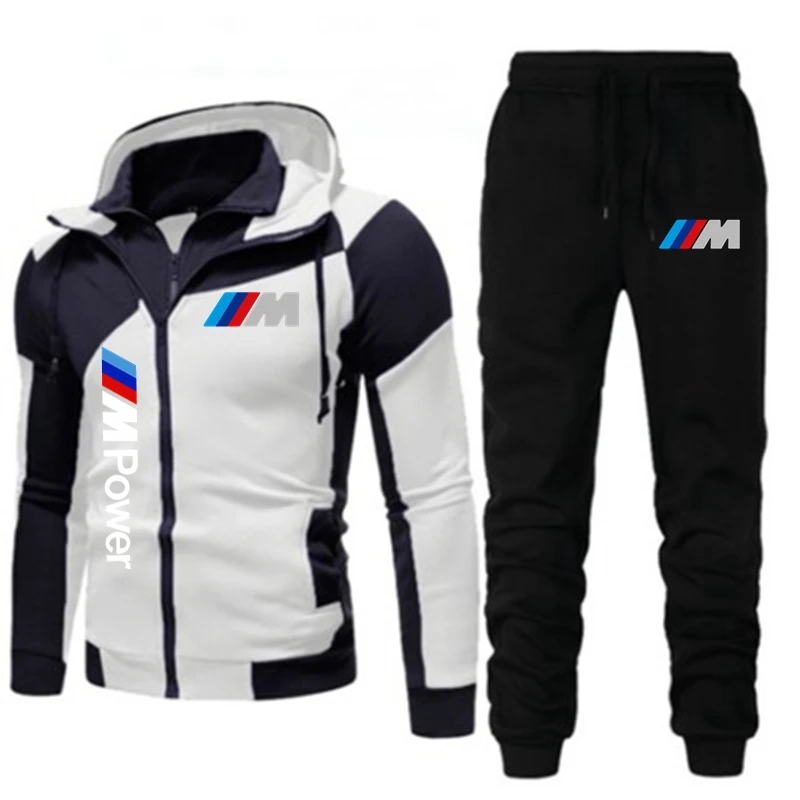 

BMW Men Two Piece Tracksuit Sweatshirt Sets Thick Sportswear Sport Suits Casual Sweatshirt And Sweatpants New Fashion Store