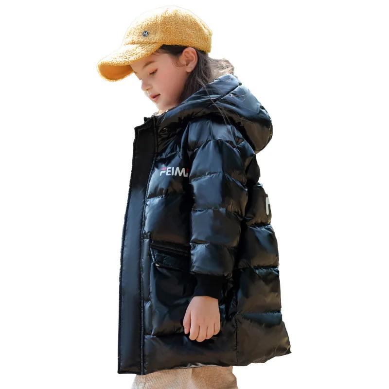 

Big Pocket Thicken Warm Coat Kids Cotton Down Jacket Fashion Outwear Children Outdoor Waterproof Windproof Snowsuit Winter