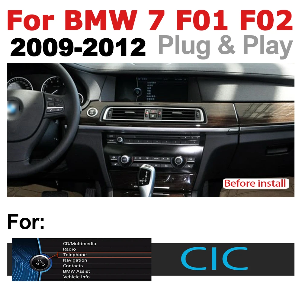 Автомобильный мультимедийный плеер с GPS навигацией для BMW 7 Series F01 F02 2009 2010 2011 2012 CIC