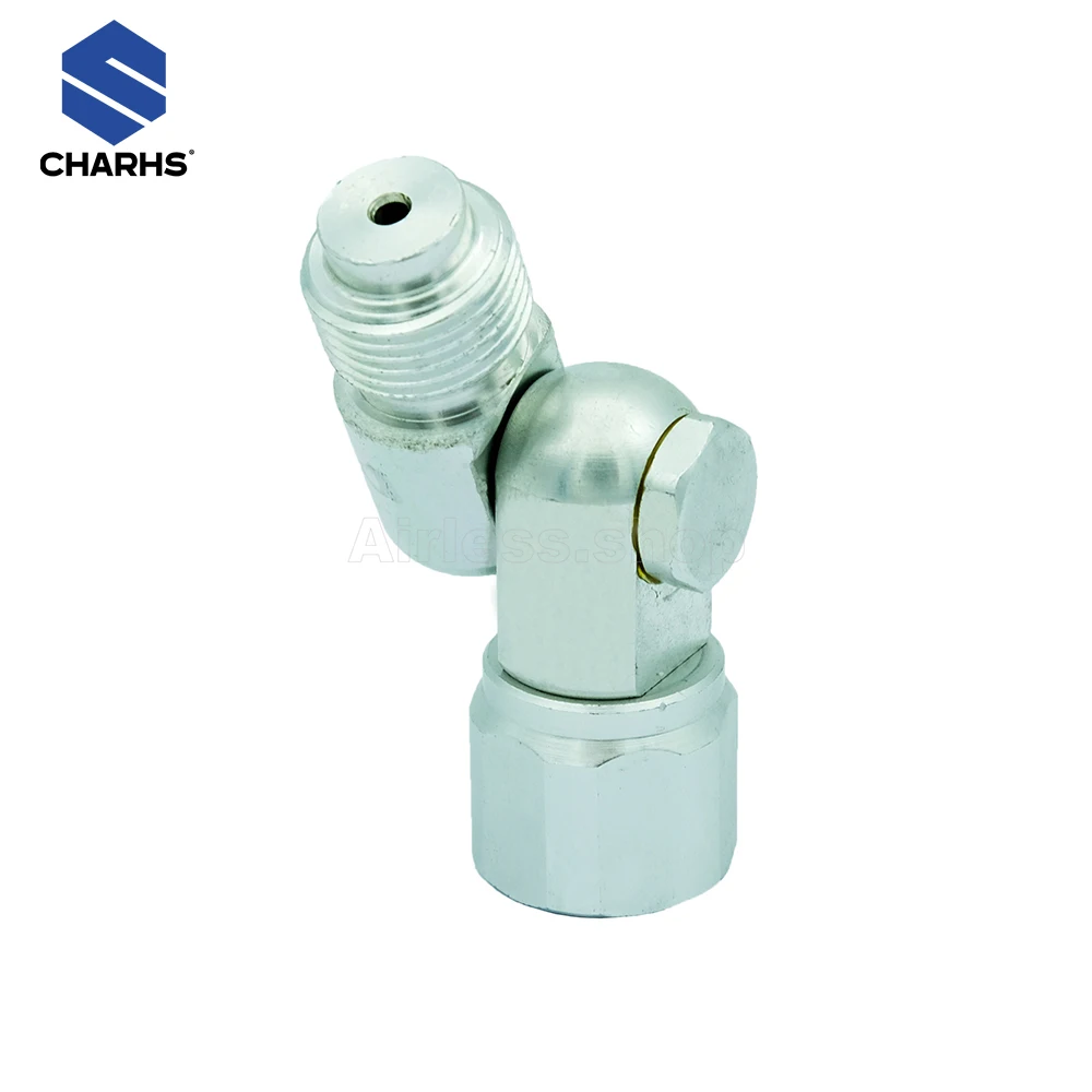 CHARHS A180-Degree Swivel Connector join airless Sprays at airless spray gun  holder 180° Easy Turn Directional Spray Nozzle