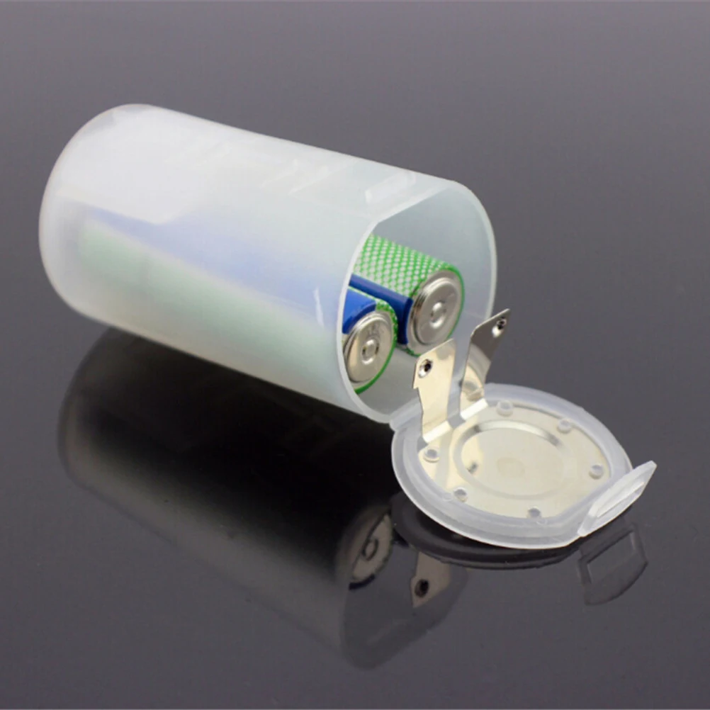

1pc 2AA To D Battery Holder Conversion Adapter Box Switcher Battery Converter Cartridge Converter Case Shell