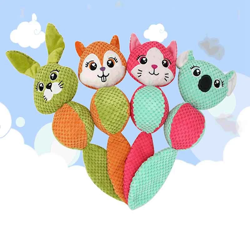 Squeaky Dog Toy Speelgoed Hondje Puppy Toys Hunde Spielzeug Games For Dogs Chew Animal Cartoon Stuffed Squeaking Training Cheap