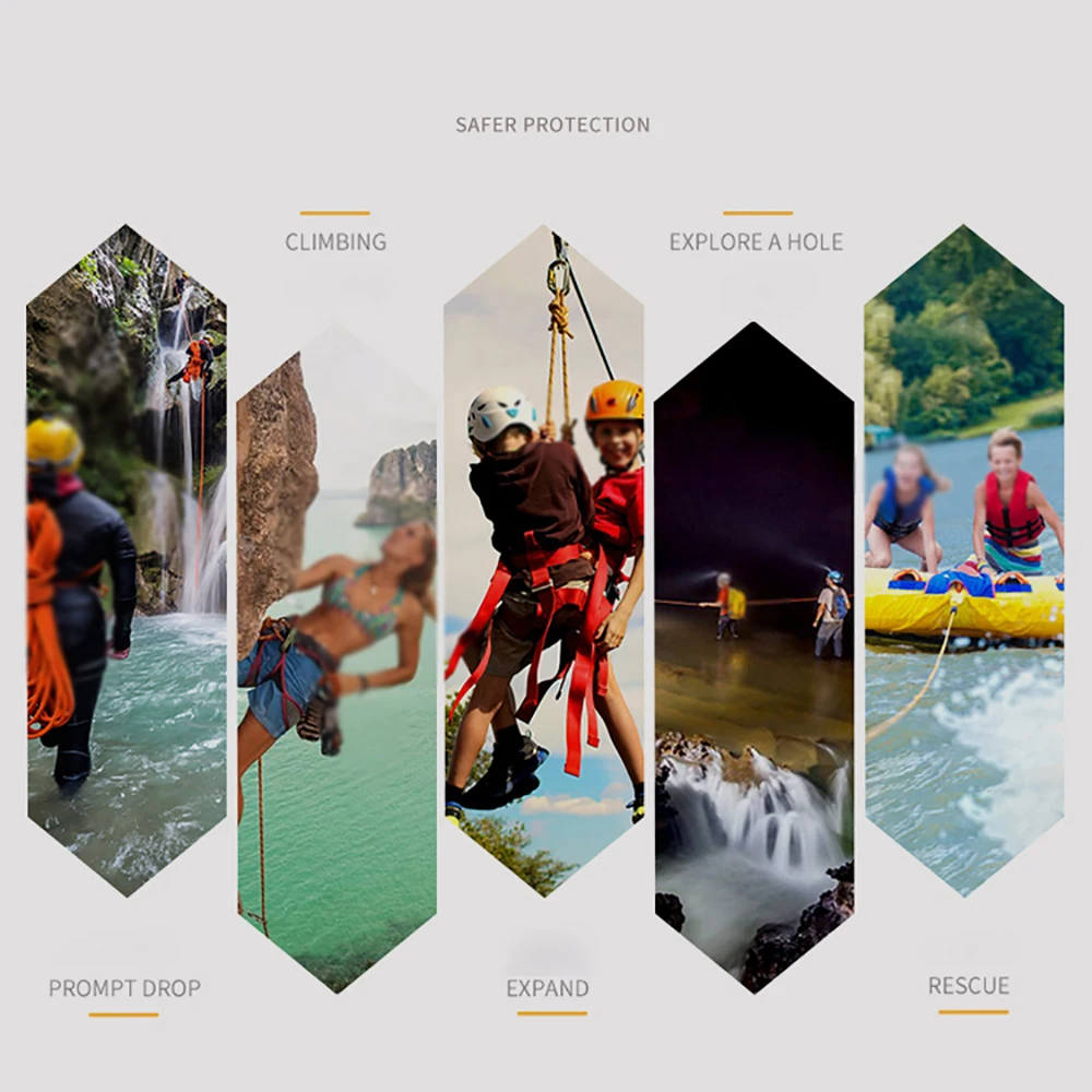 

Outdoor Climbing Hand Ascender Rock Mountaineering Arborist Hand Ascender Rappelling Gear Device Clamp Equipment For 8-12mm Rope