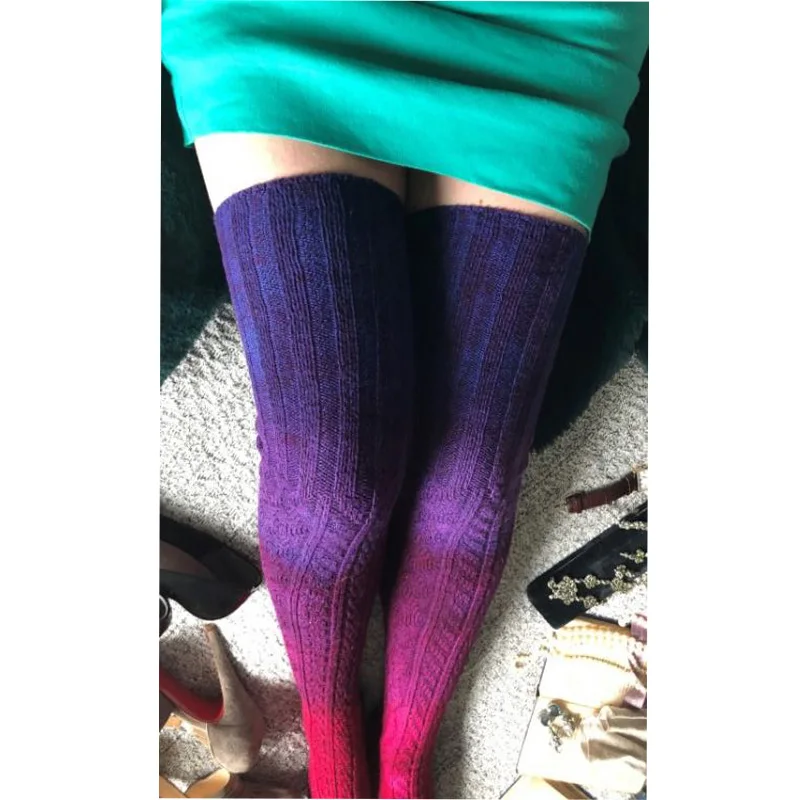 

Women Winter Fashion Knee Socks Beige Sexy Knitted Long Socks Women Long Stockings Warm Thigh High Socks For Ladies Girls