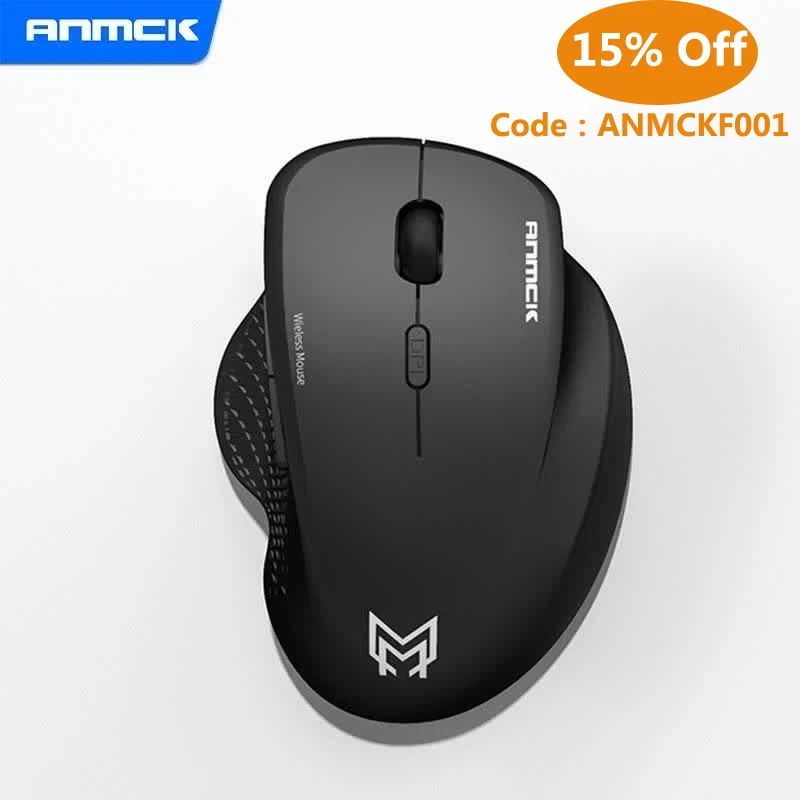

Anmck 2.4G Wireless Gaming Mouse Office Business Silent Mini Optical Mice USB Rechargeable Ergonomic Mouse For Laptop PC Gamer