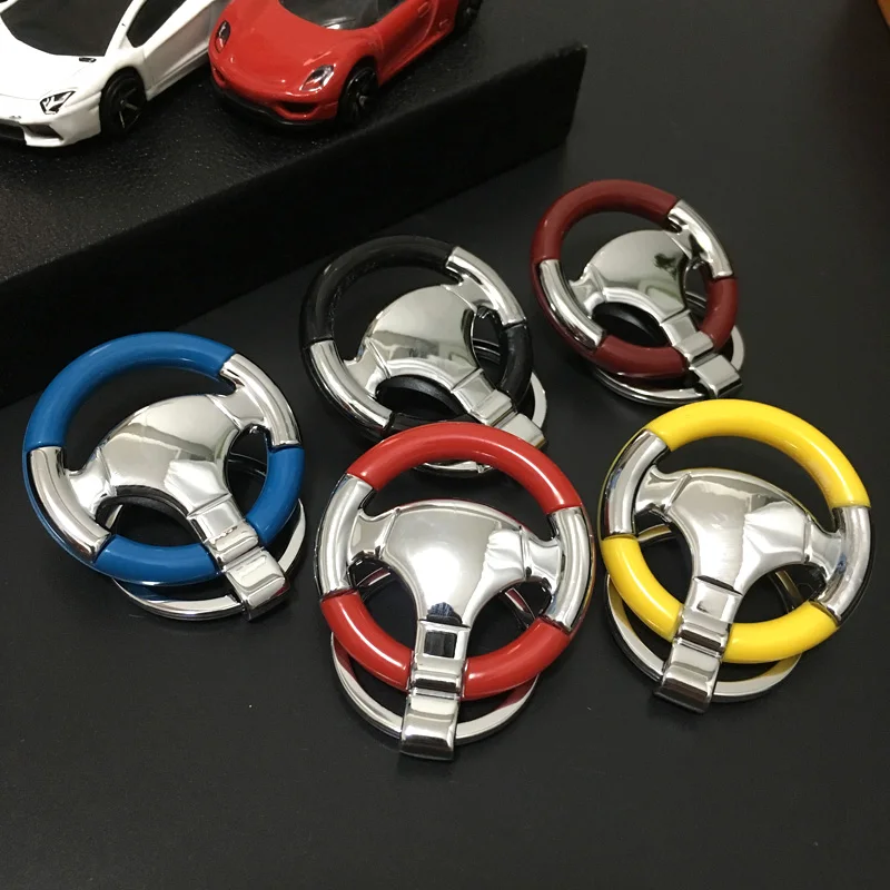 Металлическая рулевая колесная цепь брелок для ключей автомобиля аксессуары