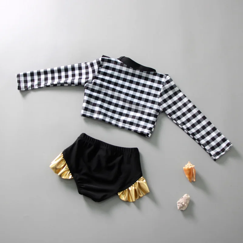 Купальные костюмы для девочек 2 предмета детское бикини купальный костюм