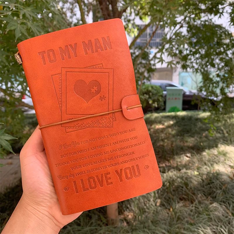 To My Man A6, креативные канцелярские принадлежности для родителей, подарок для детей, дневник для путешественников, записная книжка, Классическая повязка, школьные дневники, принадлежности, Дневник для пули - Цвет: To My Man
