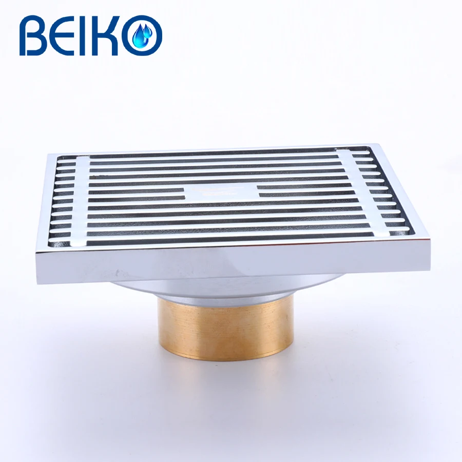Высокое качество 10x10 см медный дезодорант решетка для ванной комнаты дренаж душа