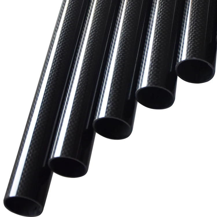 2 шт. длина 250 мм Гладкая глянцевая трубка из углеродного волокна drone аксессуары OD4