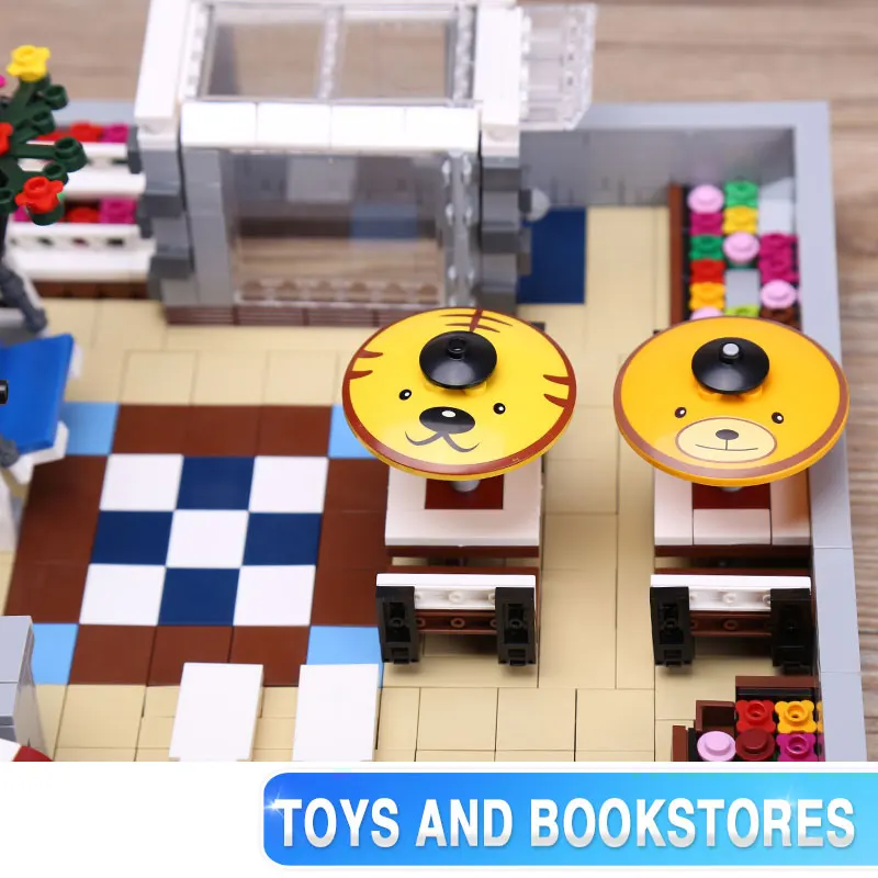 DHL, 01006, китайские строительные игрушки, серия, игрушки MOC и книжный магазин, набор, строительные блоки, кирпичи, сборные комплекты, детские рождественские игрушки
