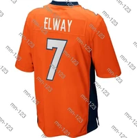 embroidery american jersey john elway men women kid youth orange denver football jersey