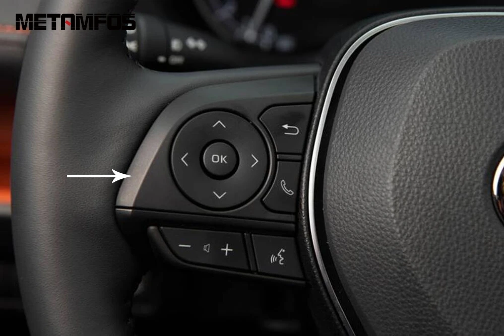 Для Toyota Rav4 Rav 4 2019 2020 2021 чехол на рулевое колесо молдинг отделка наклейка