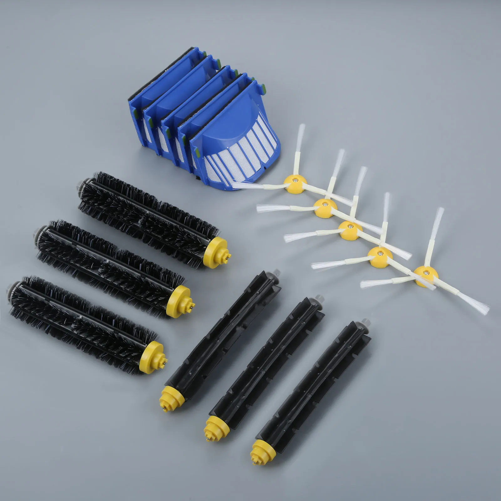 16pcs/set Replacement Part Kit Maintenance fits for Roomba 600 620 630 650 660 675 690 Vacuum Clean Robot Brushes HEPA Filter |