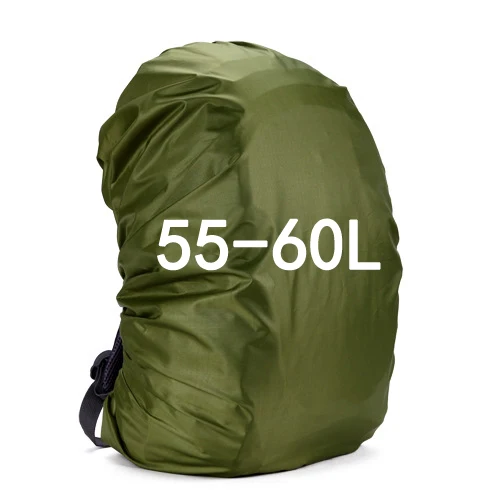 Army 55-60L 35L 45L 55L 70L 80L рюкзак дождевик походный туристический Водонепроницаемый пылезащитный спортивный мешок Сверхлегкий Открытый инструмент - Цвет: Army 55-60L