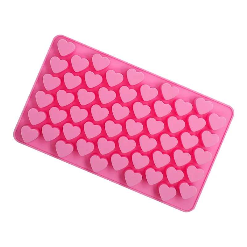 Инструменты для выпечки 55 отверстий 1 5 Мини Сердце Силиконовые формы торта
