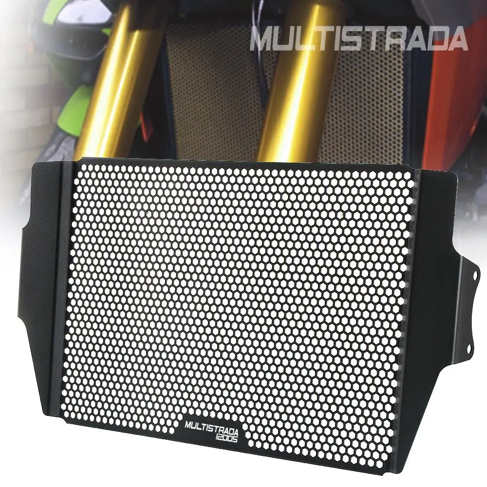 

For Ducati Multistrada 1200 Multistrada1200 S 2010 2011 2012 2013 2014 Motorcycle Radiator Guard Protection Grille Grill Cover