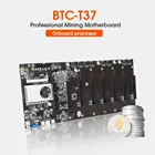 Материнская плата TISHRIC BTC-T37, для майнинга биткоинов, 8 GPU PCIE 16X, с поддержкой 106613331600 МГц DDR3
