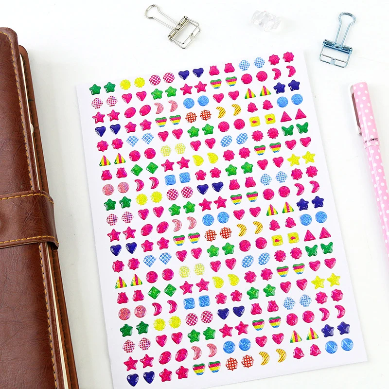 Juego de 4 hojas de gemas 3D para u&ntilde;as, set de 4 hojas de gemas 1000 + pegatinas de purpurina brillante, maquillaje de princesa, juguetes, orejera de u&ntilde;as, arte, pegatinas artesanales, regalo-4