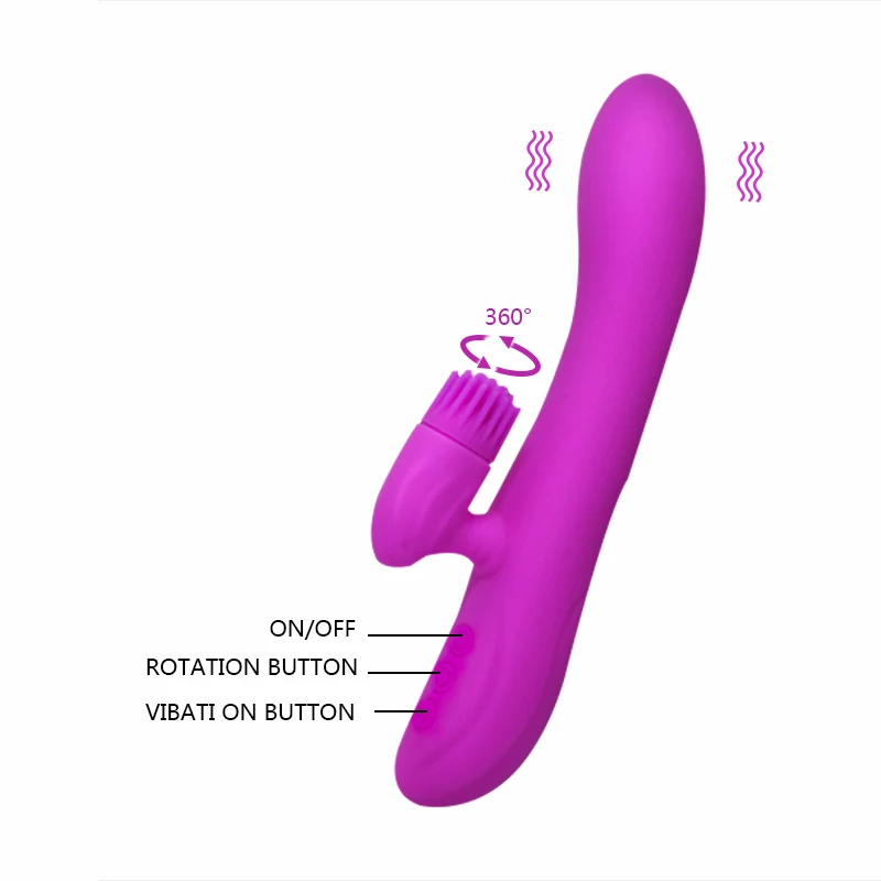 7 скоростей фаллоимитатор вибратор кролик G spot Массажер клитор стимулирует USB