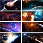 Алмазная 5D живопись своими руками, наборы для вышивки крестиком, Алмазная мозаика, научная фантастика, Вселенная, планеты, разрушение, домашний декор, вышивка, искусство