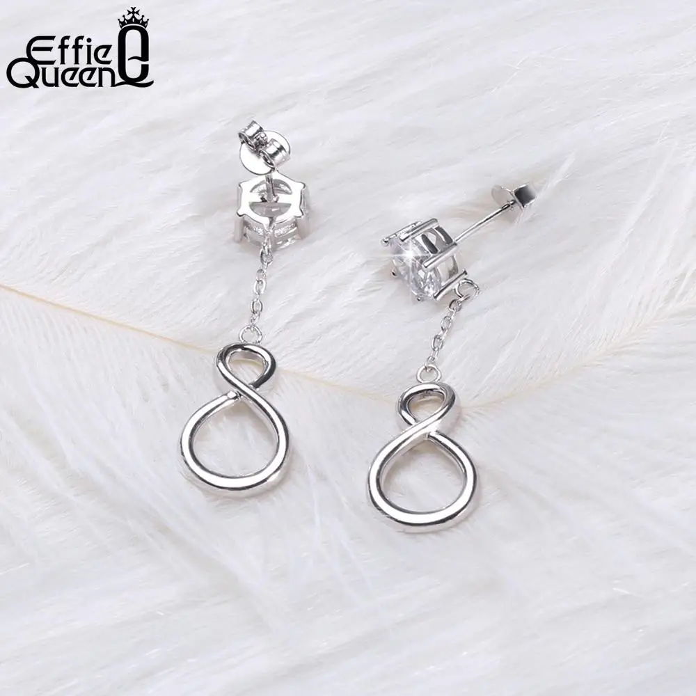 Женские серьги подвески из серебра 925 пробы с кристаллами|Серьги-подвески| |