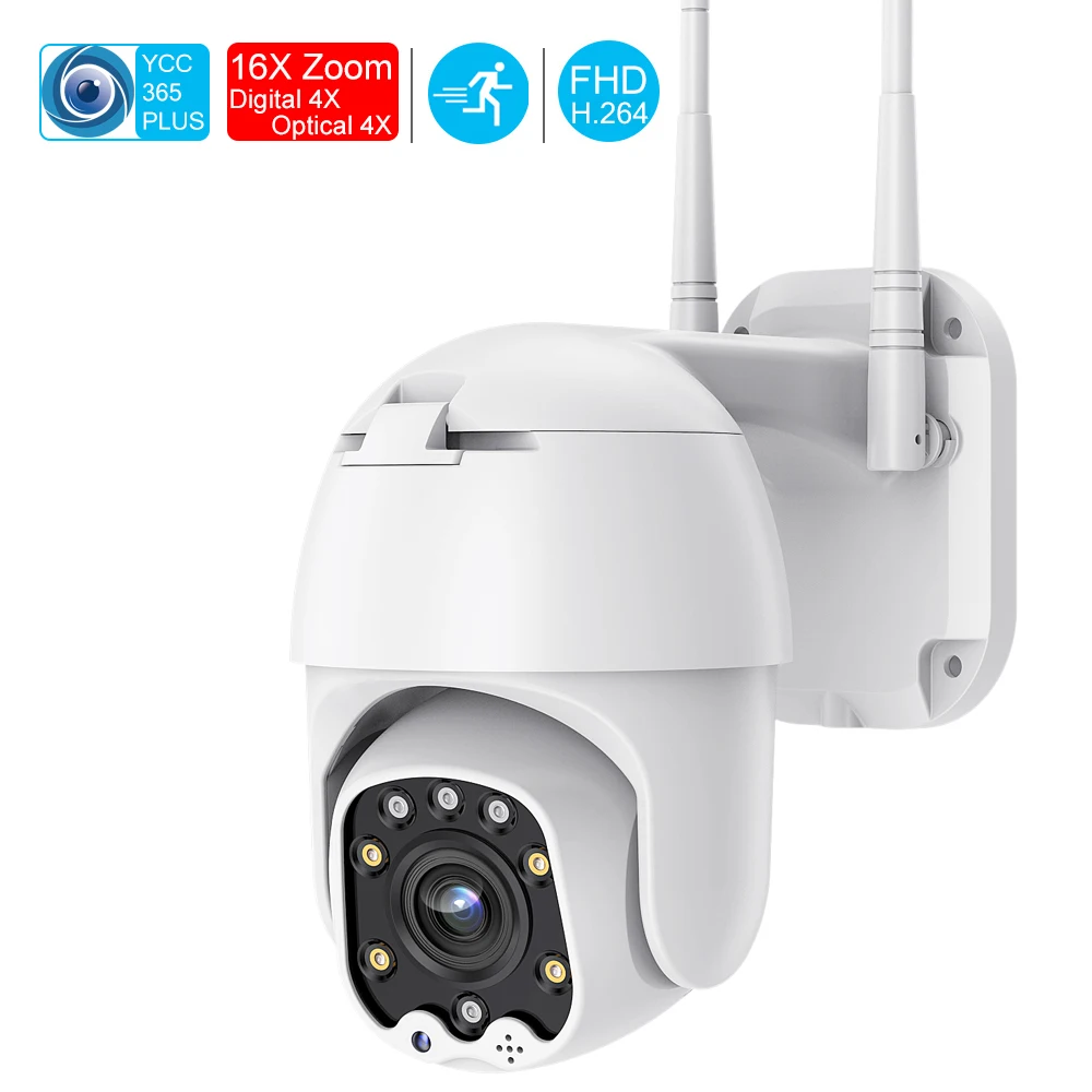 1080P камера безопасности Wi Fi открытая PTZ скоростная купольная Беспроводная IP CCTV Pan