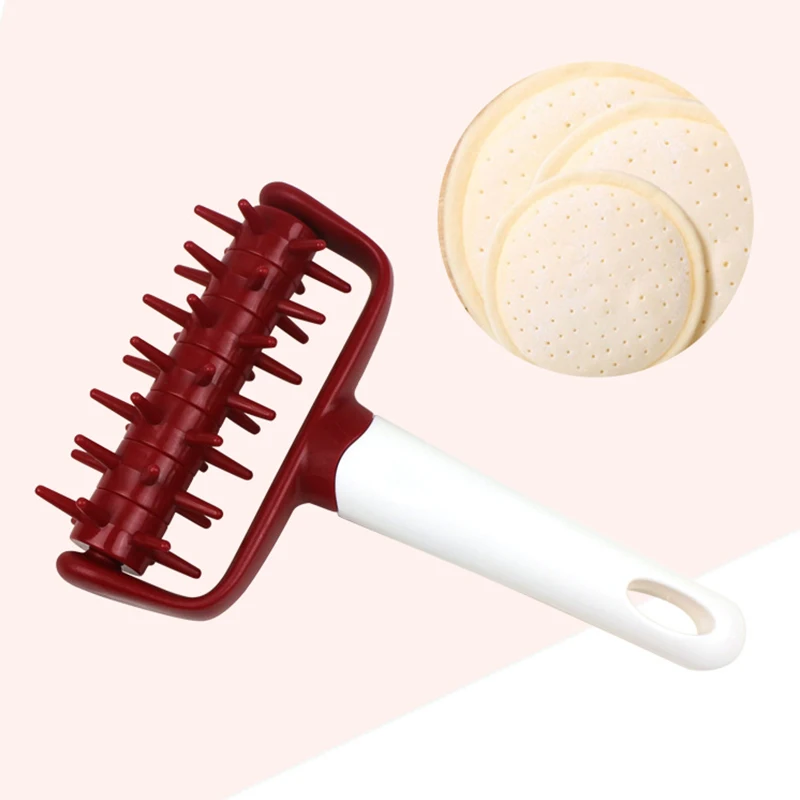 

1pcs Pizza Rolling Pin Punch Pizza Cookies Baking Tools DIY Biscuit Dough Pie Hole Embossing Lattice Craft Baking Cooking Tool
