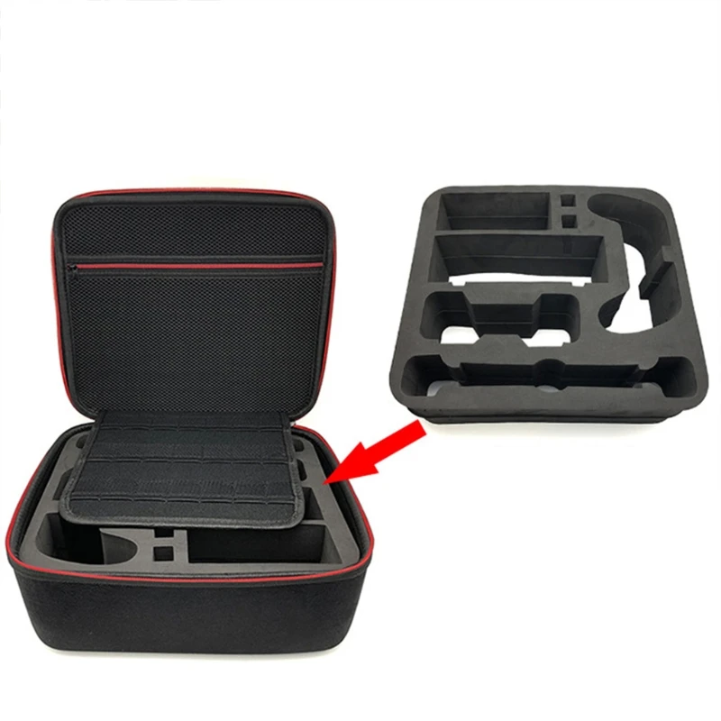 

Drop Resistant EVA Easy to Clean Black Hard Carrying Case Storage Bag for Switch Ring Fit Adventure Game Accessories