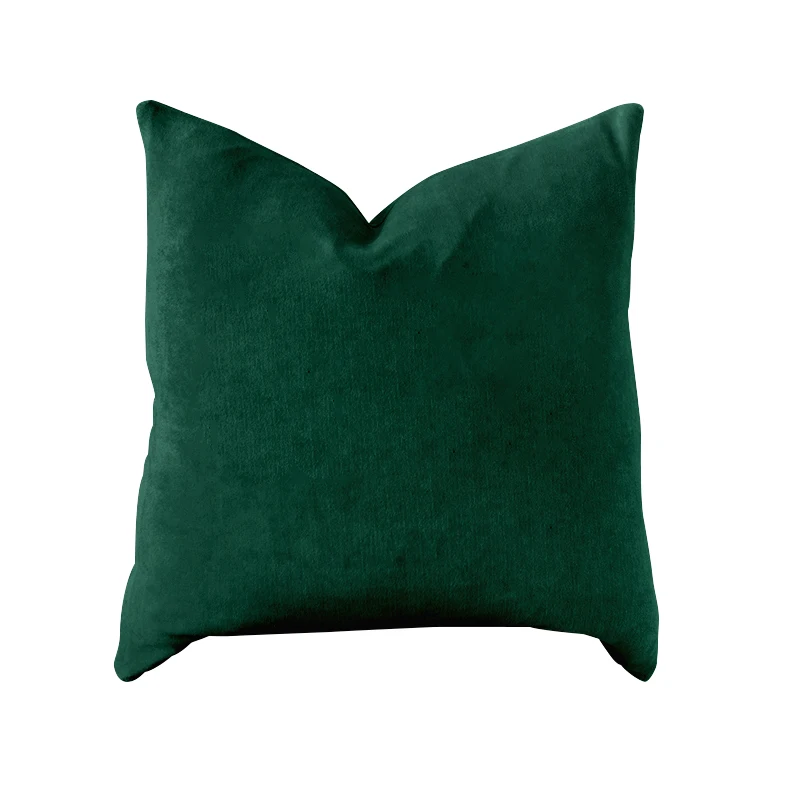 Decorative Pillows For Sofa Emerald Green Home Decor Cushion Cover 45x45 Home Decoration Pillow Cover Soft Velvet Pillow Hugs images - 6
