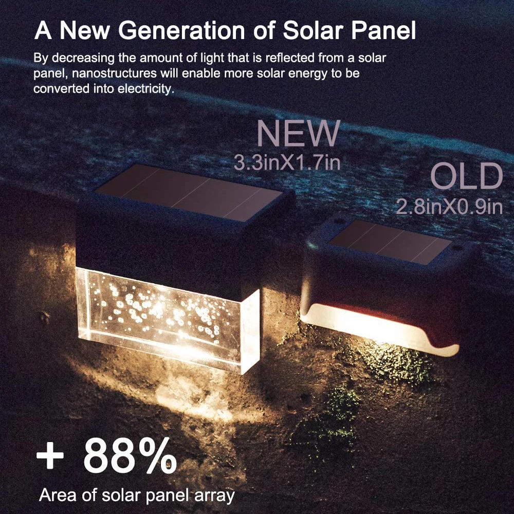 

LED Solar Light Deck Light Fence Light Solar LED Light Outdoor Garden Lights Outdoor Street Lamp Stair Lights Step Lights