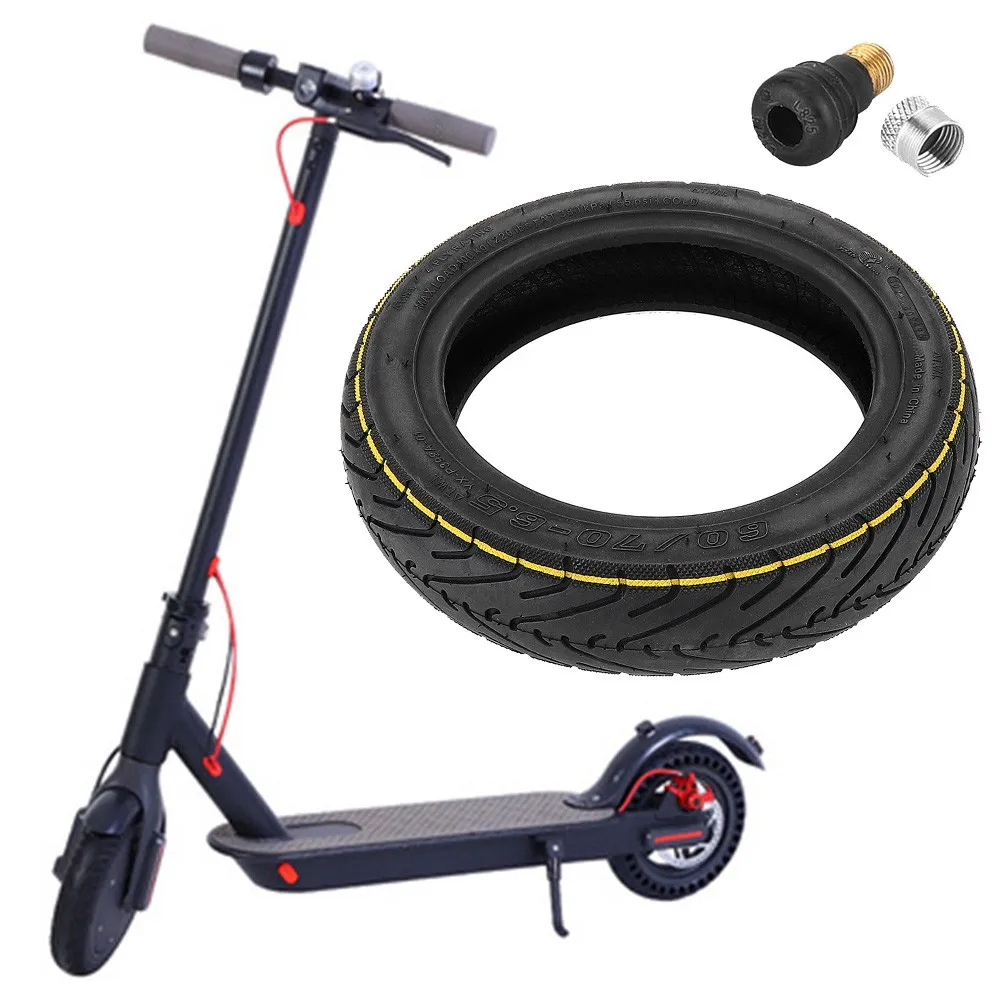 

10 Inch 60/70-6.5 Electric Scooter Tire Tubeless Tires For Ninebot Max G30/G30E Cycling E-Scooter Rubber Tyre With Gas Nozzle