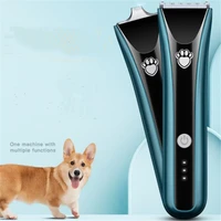washable electric cordless pet hair clipper dog haircut machine cat grooming trimmer ceramic blade cutter shearing shaving razor