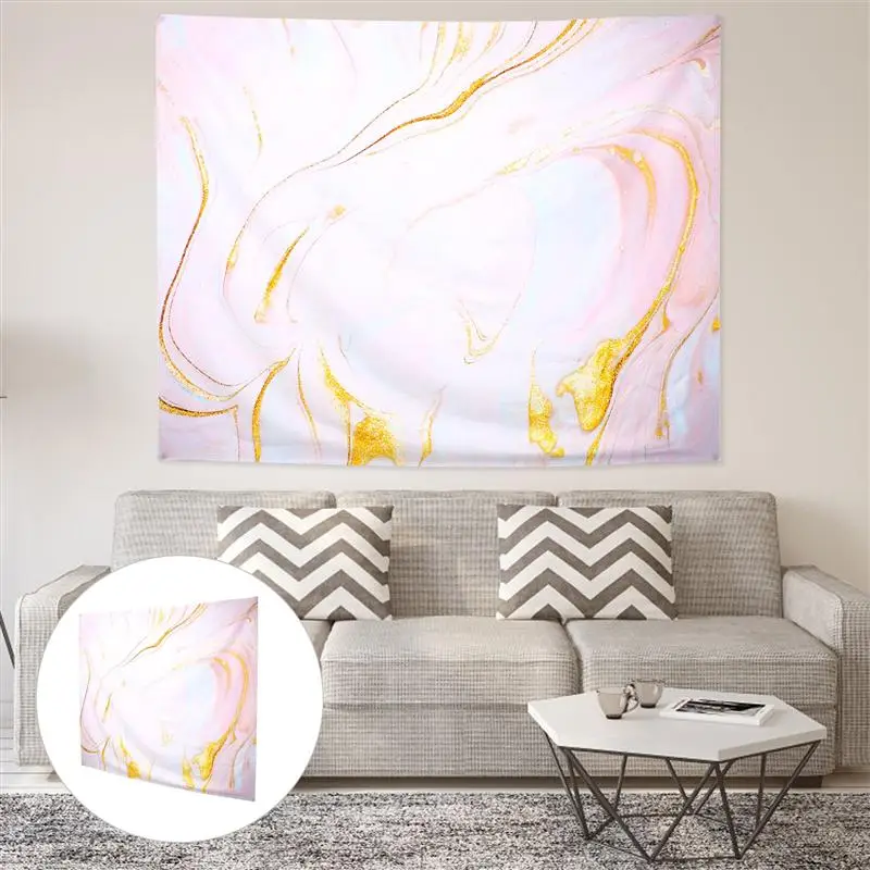 1 шт. висящие декорации мраморный гобелен настенный фон ткань украшение для