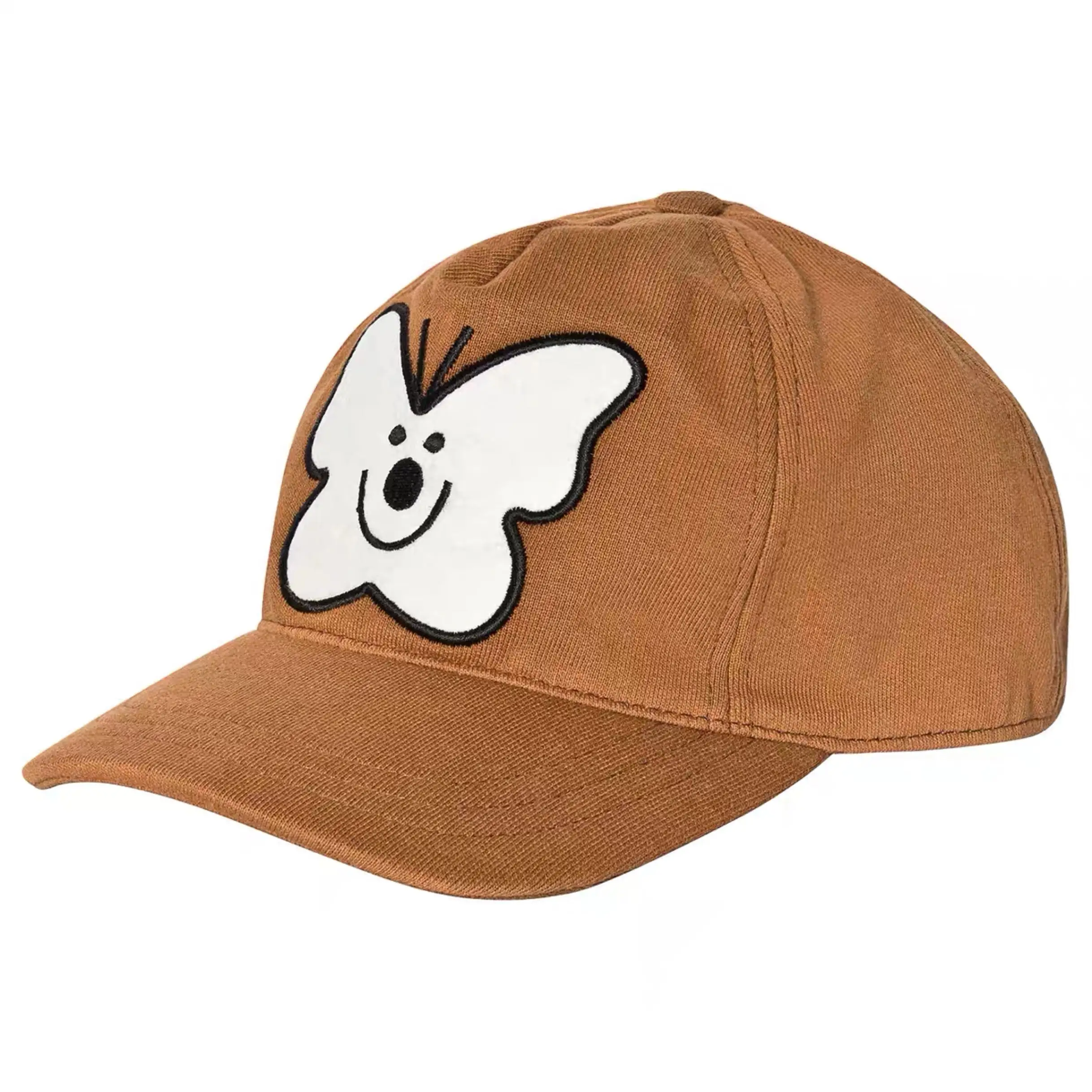 Wynken/Детские шапки; зимняя Регулируемая Кепка для маленьких мальчиков; Новинка года; брендовая Осенняя теплая Кепка с принтом лица для девочек; Модная вязаная хлопковая шапка - Цвет: HAT