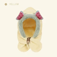 kids girl boy warm hat for cold weather winter cartoon scarf earflap sports toddler snow hat hood beanie lined micro fleece hats