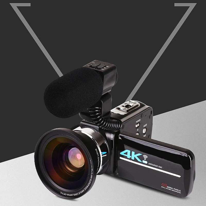 фотоаппарат цифровой 48 мегапикселей 4K Hd Цифровая камера Wifi Свадьба Dv видео