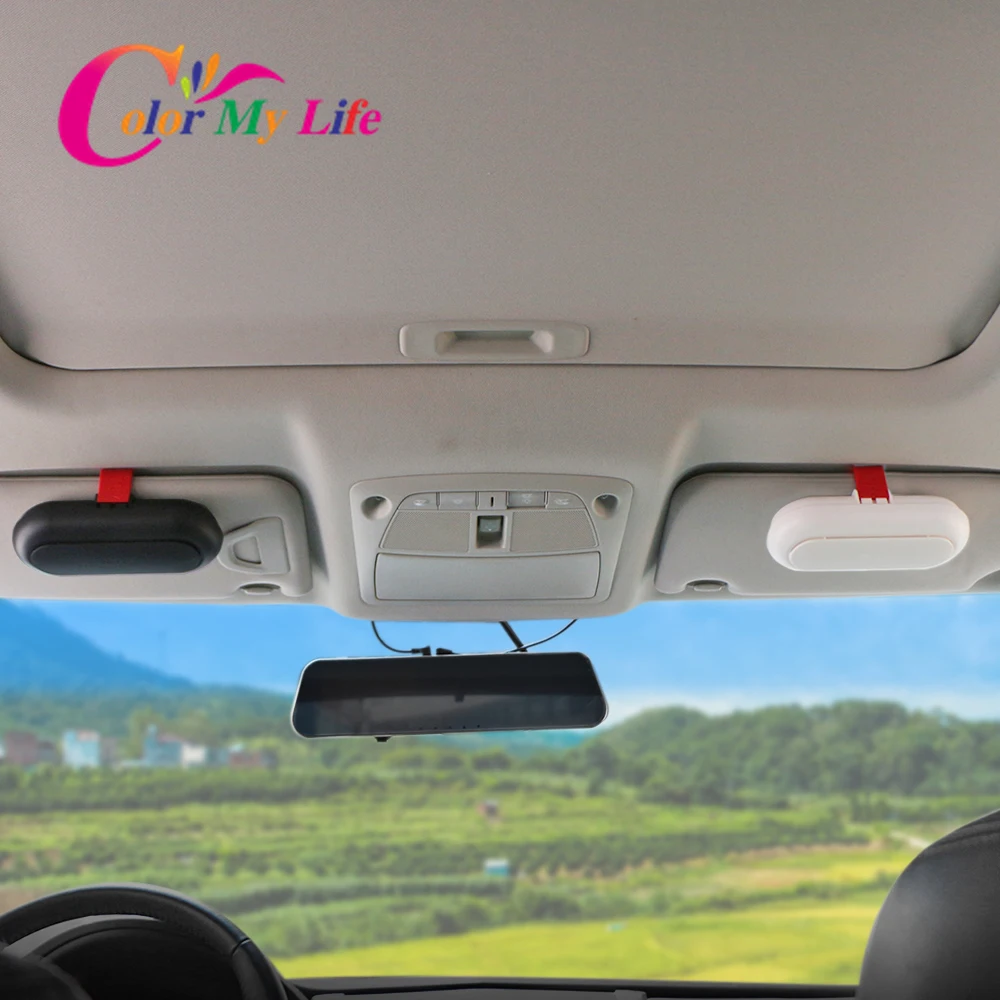 Футляр для очков Color My Life Стайлинг автомобиля футляр солнцезащитных Renault Koleos Samsung