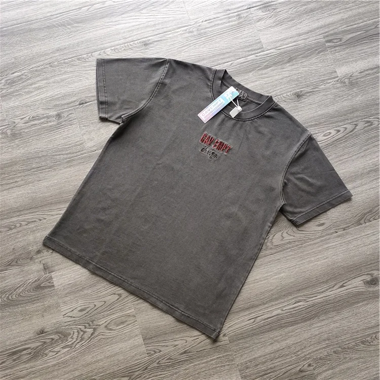 

Vintage Batik Embroidery CE. CAVEMPT T Shirt Men Women 1:1 High Quality T-shirt Wash and make old CAV EMPT C.E Tee Tops