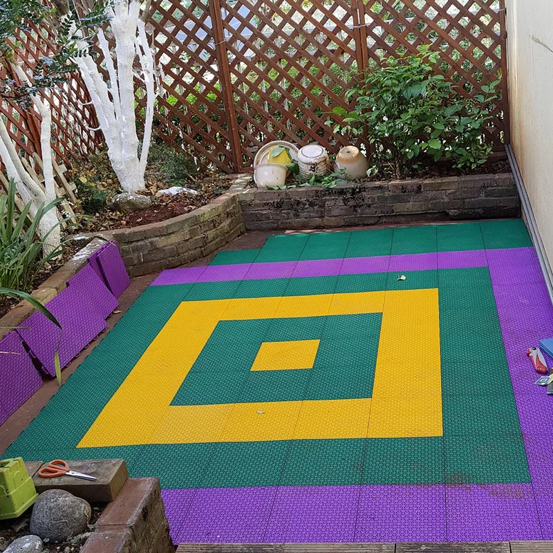 

Легко устанавливаемая Съемная полипропиленовая напольная плитка для балкона, ванной, террасы, заднего двора