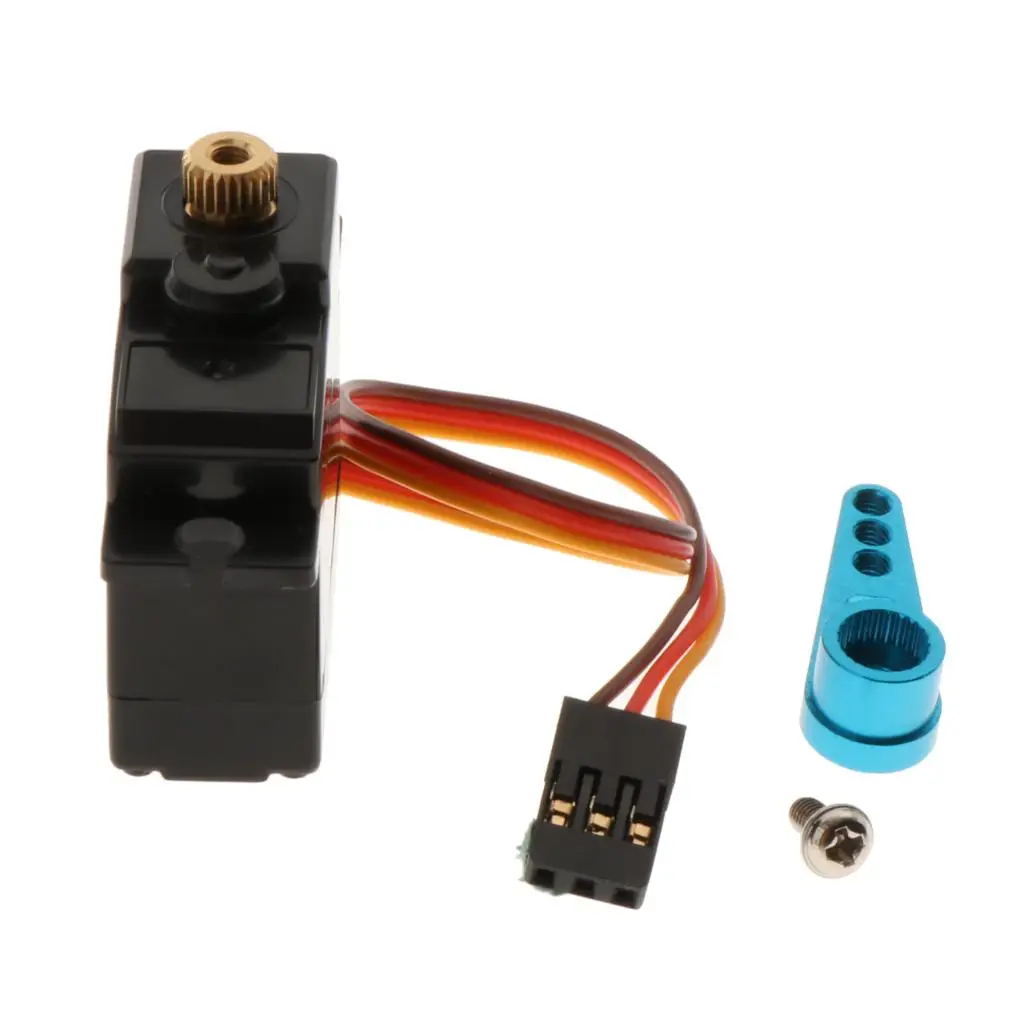 

Подходит для Wltoys масштаб 144001 RC автомобиль металлический рулевой механизм + Arm RC запчасти комплект АКС