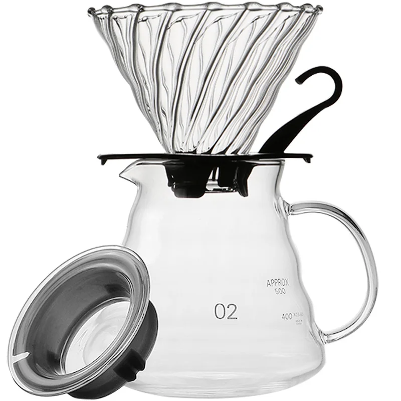 300ml500ml700ml Стекло залить Кофе чайник облако тепла Reasistance 120 градусов обмен горшок