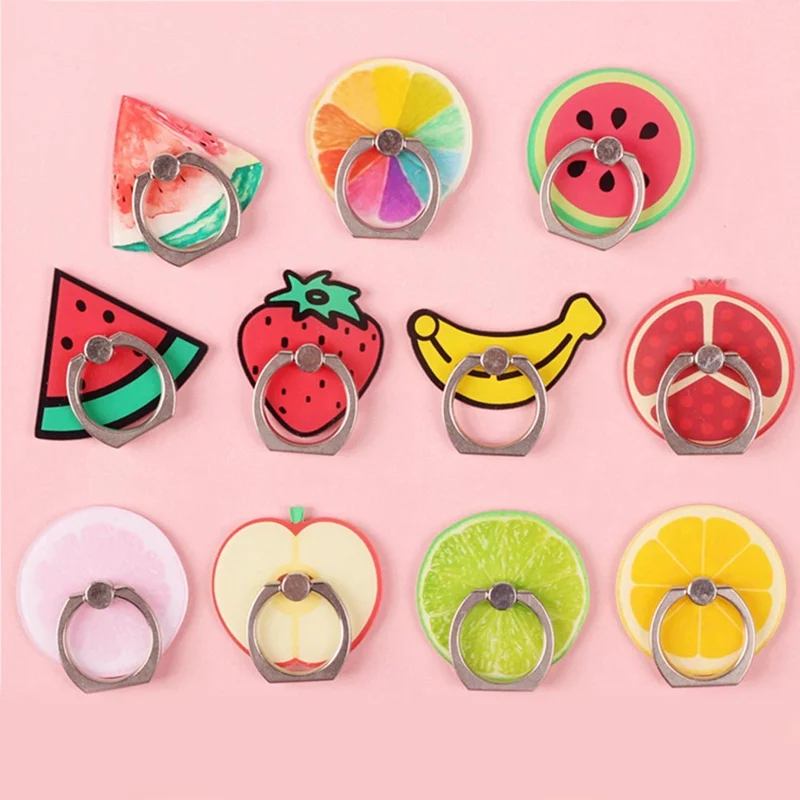 Универсальная подставка для телефона с рисунком фруктов держатель мобильного