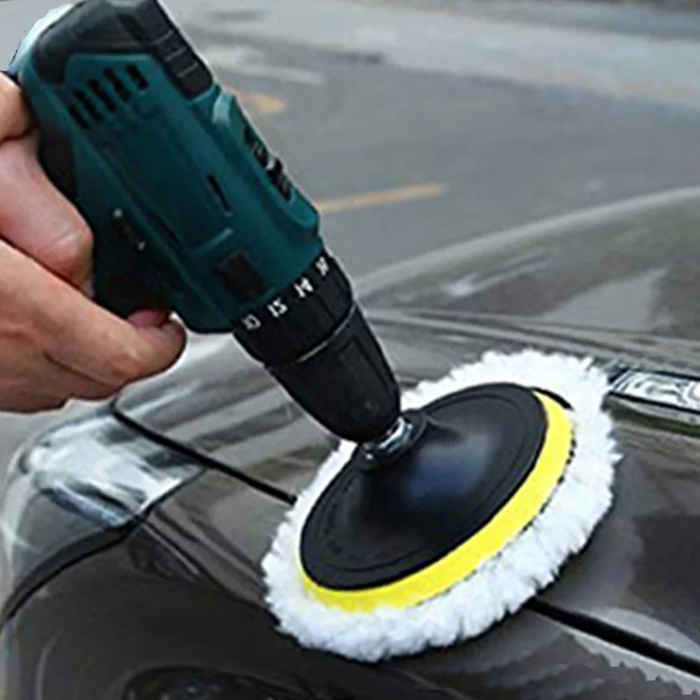 

7pcs Car Polishing Pad Kit 3 inch For Car polish Tool Buffer Pad Set Waxing Buffing Pad Drill Set