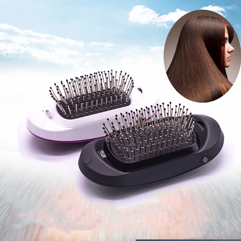 Портативная электрическая ионная расческа Антистатическая прямая для волос