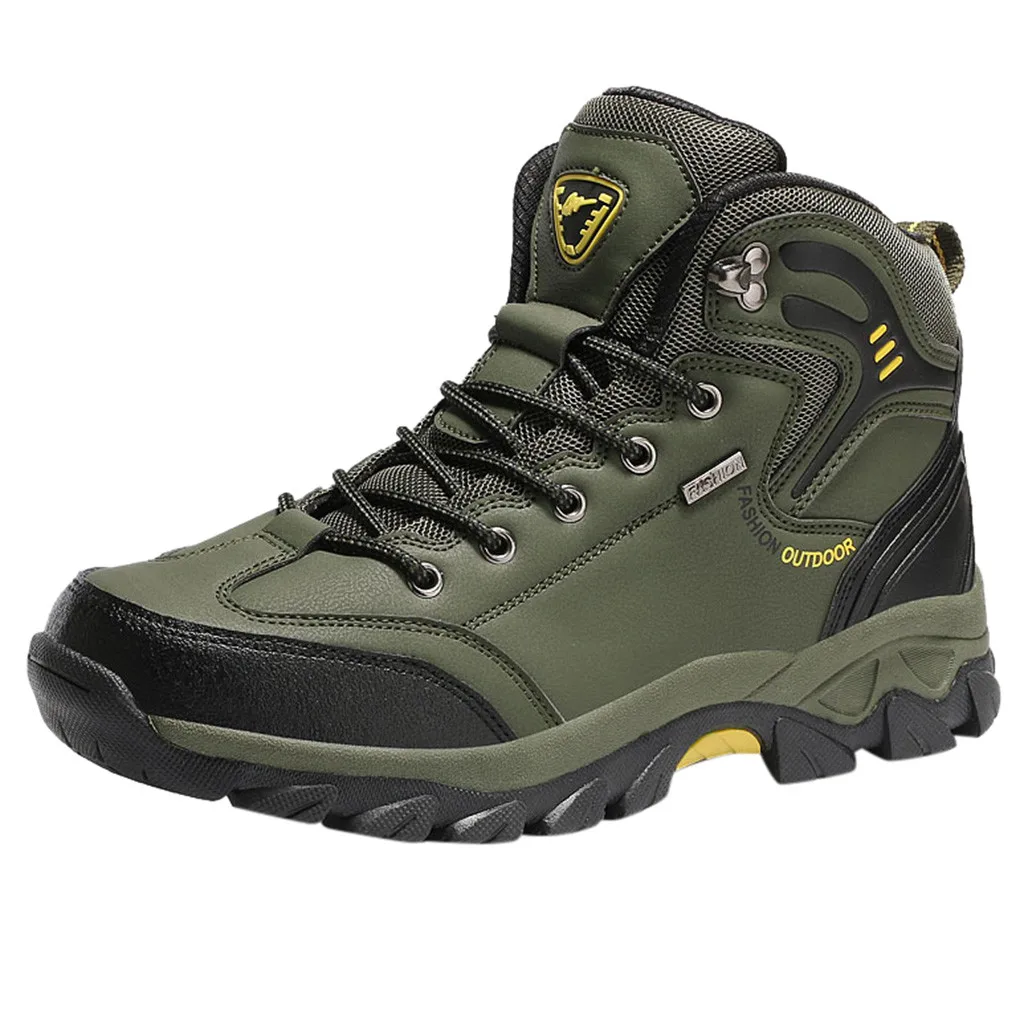 Мужская обувь повседневные мужские высокие рабочие ботинки уличная походная