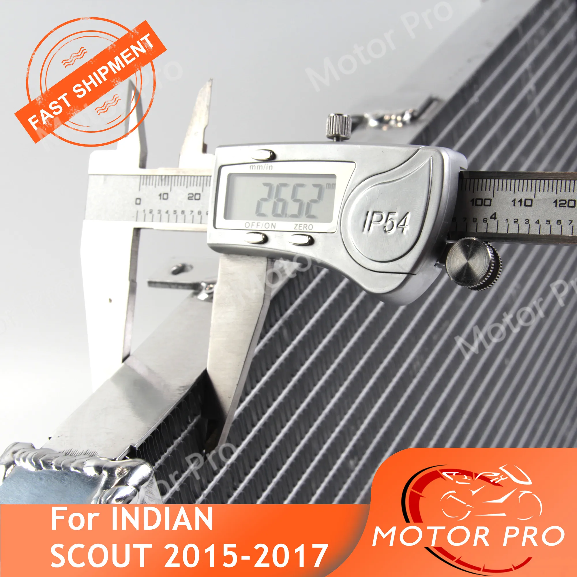 Радиатор для индийского разведчика 2015 2016 2017 охлаждающий кулер мотоцикла Сменные