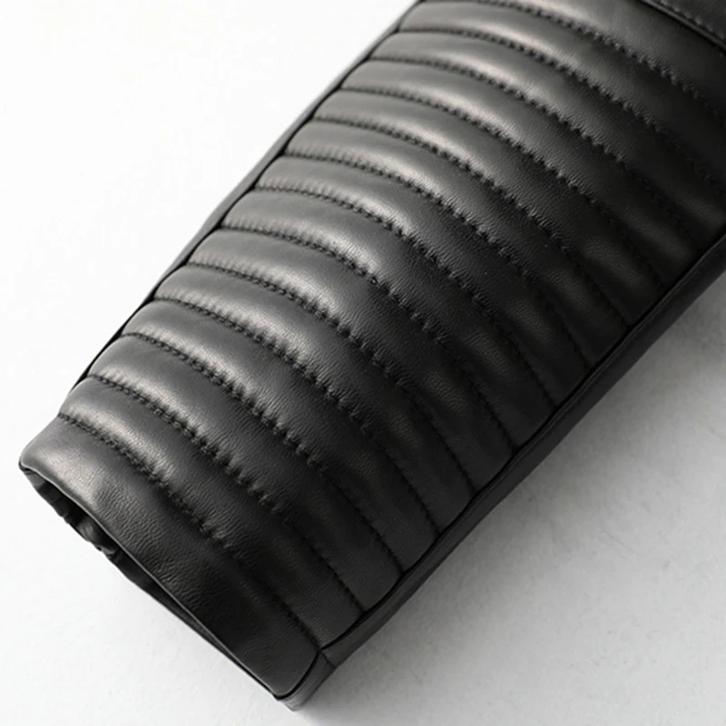 Новинка 2020 мотоциклетная байкерская куртка из натуральной кожи Женская Весенняя